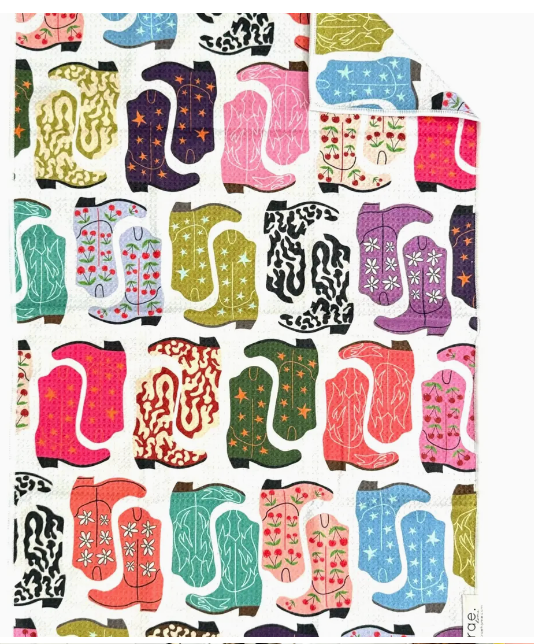 Crae Hoedown Hand Towel-Tea Towels-crae-The Silo Boutique, Women's Fashion Boutique Located in Warren and Grand Forks North Dakota