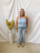 Mica Moscato Crop Flare Jeans-Jeans-mica-The Silo Boutique, Women's Fashion Boutique Located in Warren and Grand Forks North Dakota