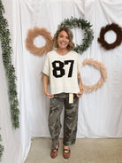 87 Short Sleeve Sweater-Sweaters-cotierra-The Silo Boutique, Women's Fashion Boutique Located in Warren and Grand Forks North Dakota