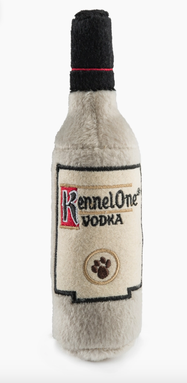 Kennel One Vodka Plush Dog Toy-Dog Toys-haute diggity-The Silo Boutique, Women's Fashion Boutique Located in Warren and Grand Forks North Dakota