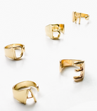 Adjustable Initial Ring-Rings-mark Ash-The Silo Boutique, Women's Fashion Boutique Located in Warren and Grand Forks North Dakota