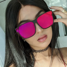 Dime Sssniperwolf Red Flash Sunglasses-Sunglasses-dime-The Silo Boutique, Women's Fashion Boutique Located in Warren and Grand Forks North Dakota