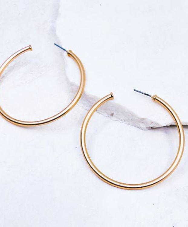 Seoula Hoop Earrings-Earrings-southern seoul-The Silo Boutique, Women's Fashion Boutique Located in Warren and Grand Forks North Dakota