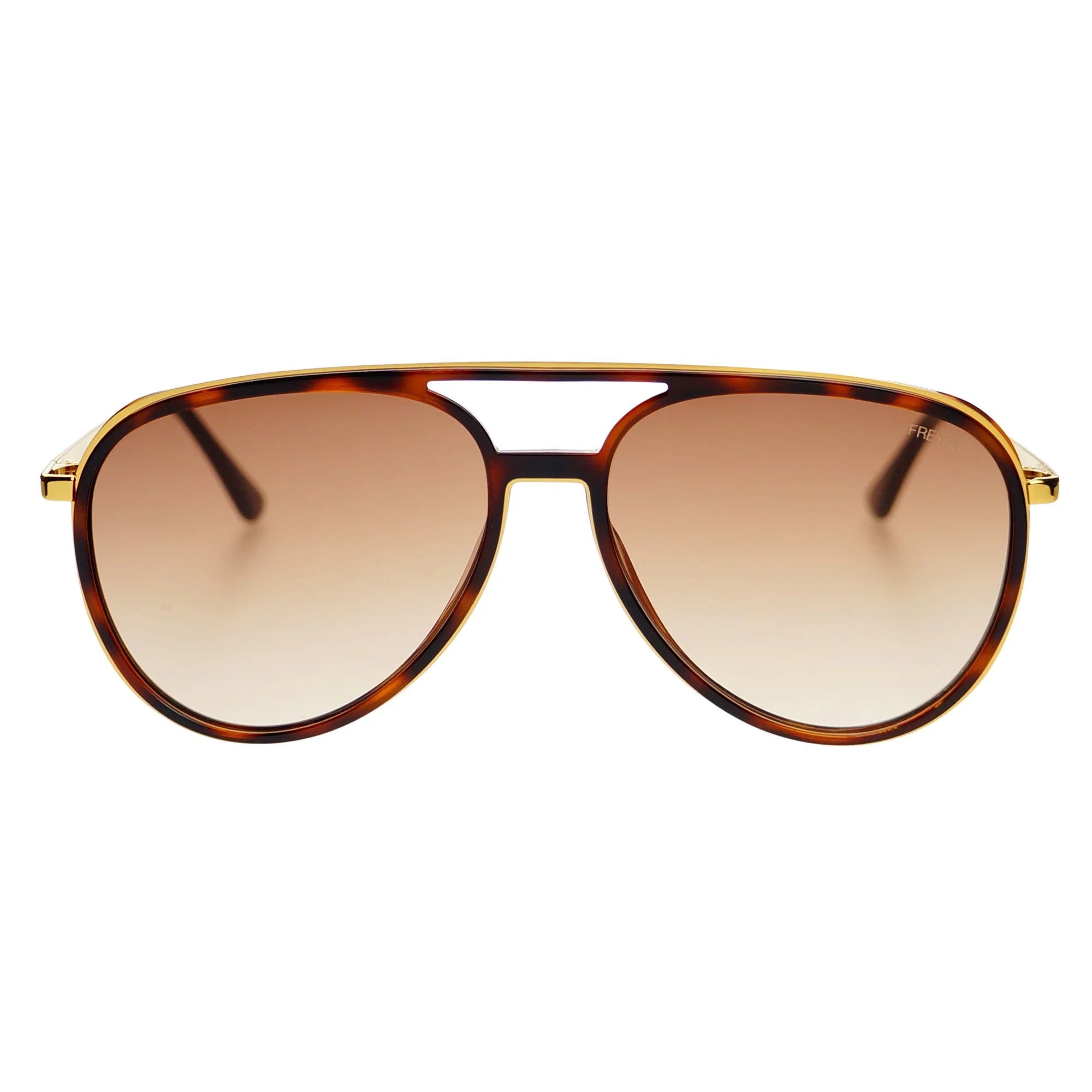 Freyrs Fulton Brown Tortoise Aviator Sunglasses-Sunglasses-freyers-The Silo Boutique, Women's Fashion Boutique Located in Warren and Grand Forks North Dakota