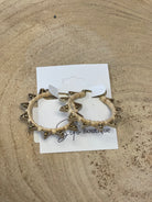 Panache Sun Hoop-Earrings-panache-The Silo Boutique, Women's Fashion Boutique Located in Warren and Grand Forks North Dakota