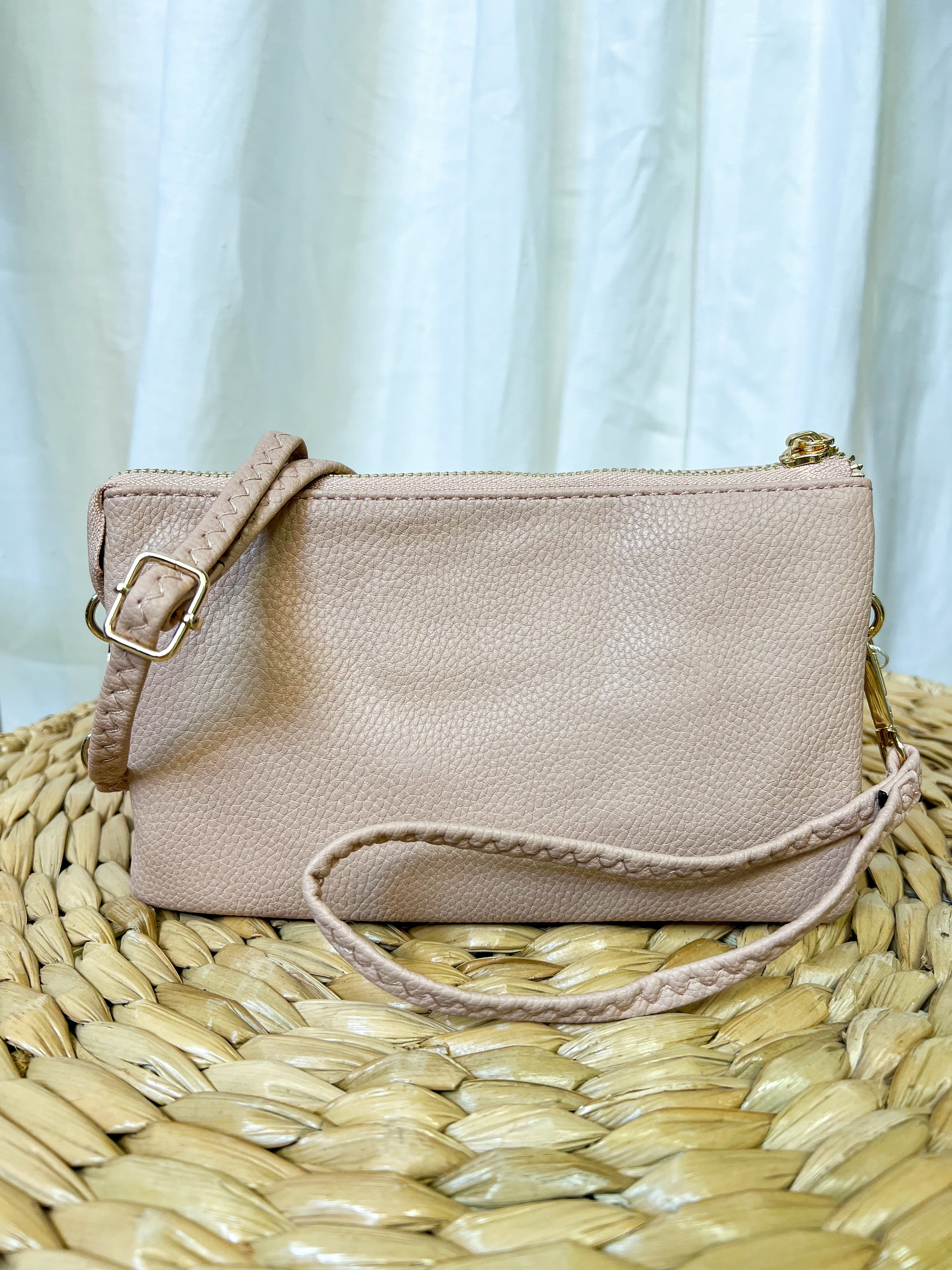 Riley 3 Compartment Crossbody/Wristlet-Crossbody Purses-Jen and Co-The Silo Boutique, Women's Fashion Boutique Located in Warren and Grand Forks North Dakota