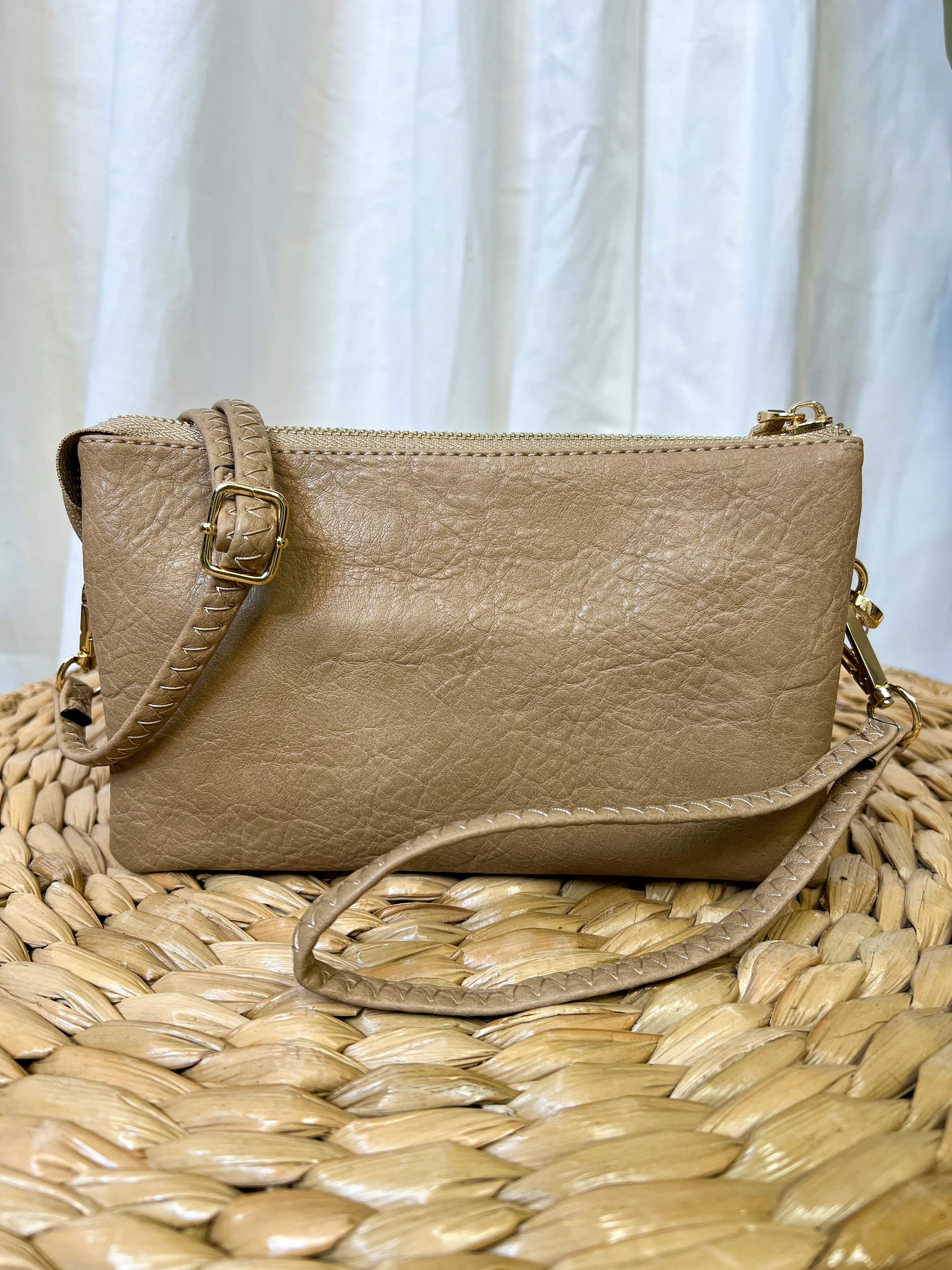 Riley 3 Compartment Crossbody/Wristlet-Crossbody Purses-Jen and Co-The Silo Boutique, Women's Fashion Boutique Located in Warren and Grand Forks North Dakota