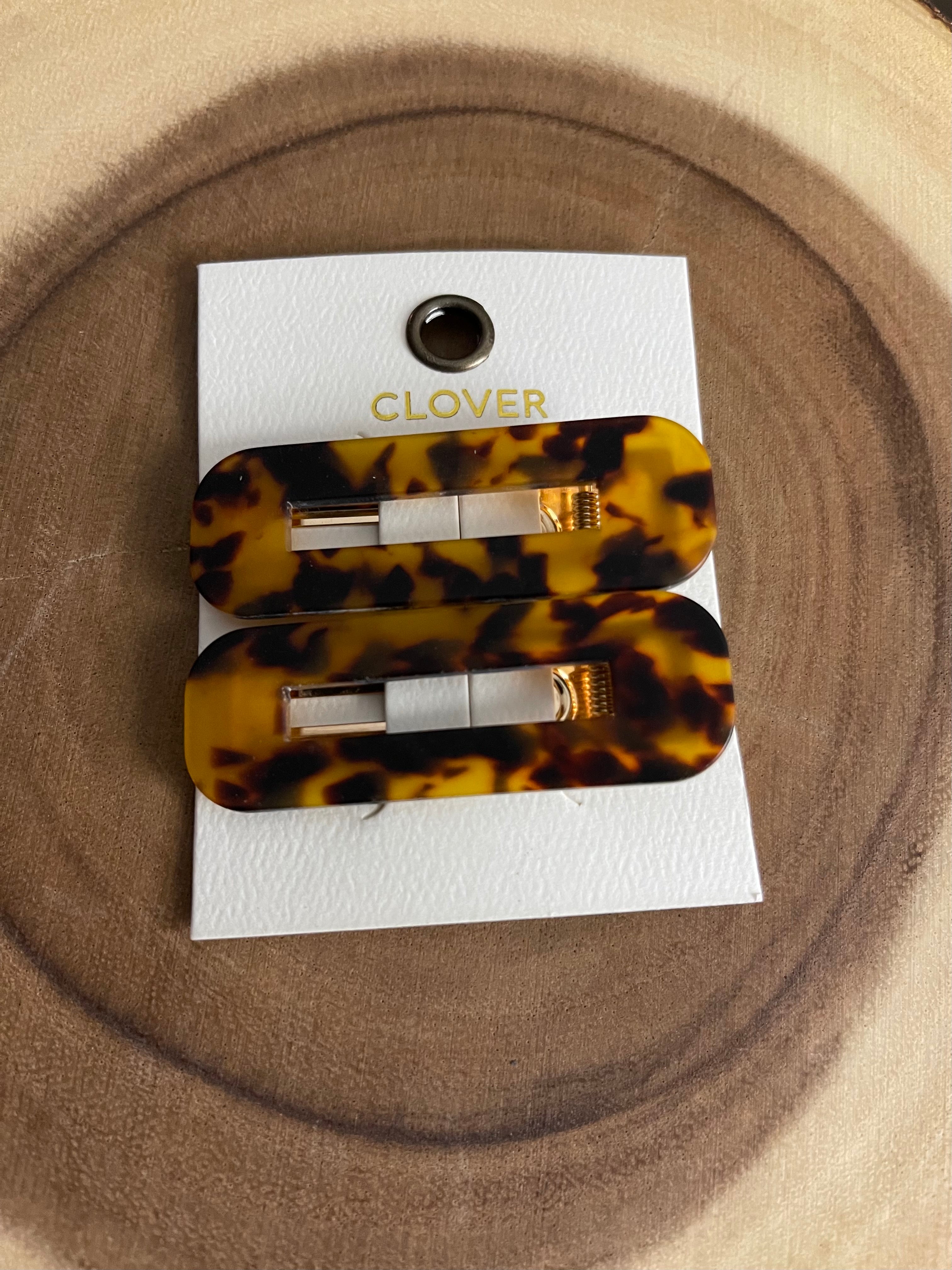 Tortoise Hair Clip-Hair Accessories-chicago-The Silo Boutique, Women's Fashion Boutique Located in Warren and Grand Forks North Dakota