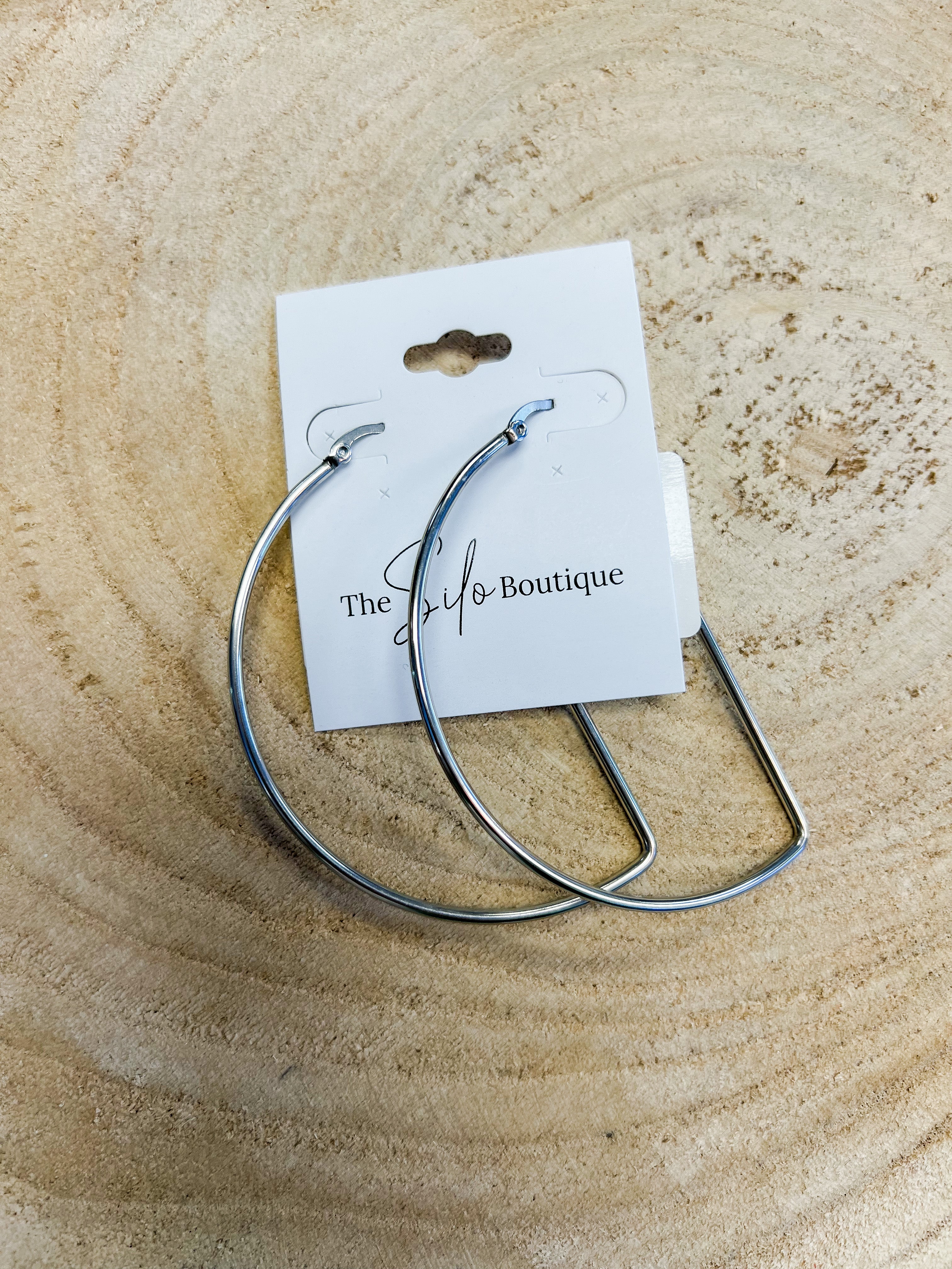 Big Diora Hoop-Earrings-Dallas Market-The Silo Boutique, Women's Fashion Boutique Located in Warren and Grand Forks North Dakota