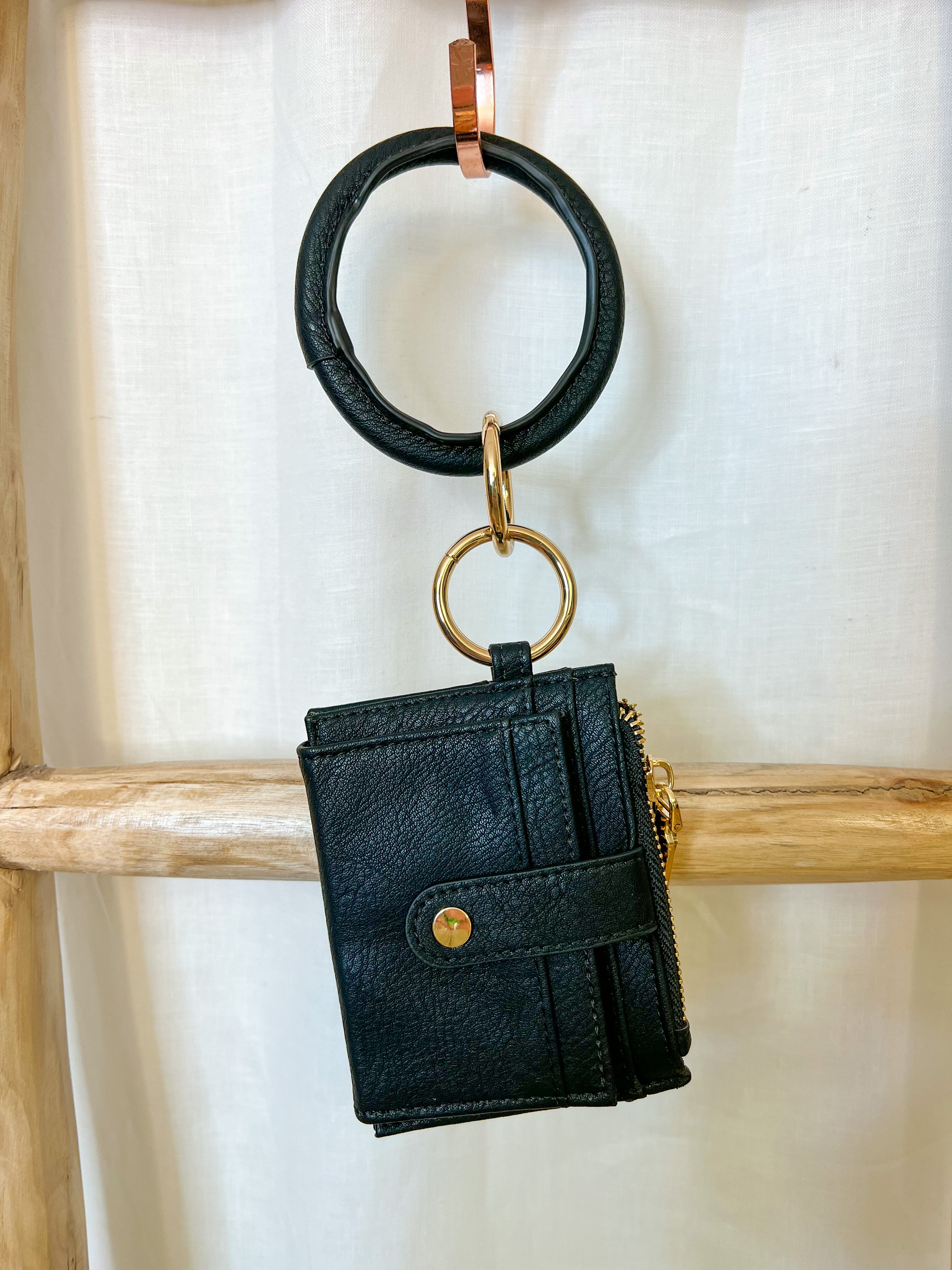 Sammie Mini Snap Wallet w/ Ring-Wallets-Jen and Co-The Silo Boutique, Women's Fashion Boutique Located in Warren and Grand Forks North Dakota