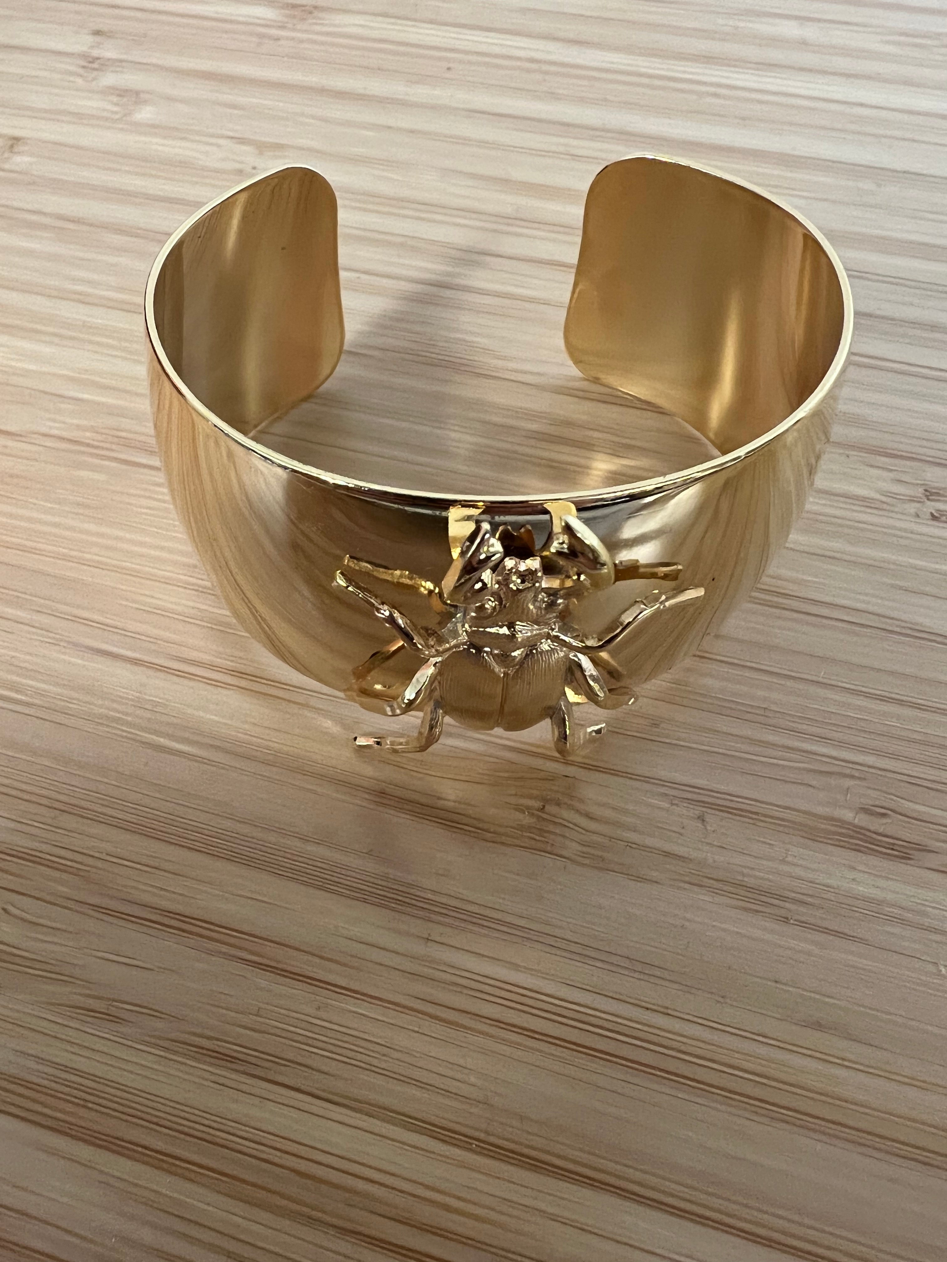 Encore Gold Cuff Bracelet-Bracelets-encore-The Silo Boutique, Women's Fashion Boutique Located in Warren and Grand Forks North Dakota