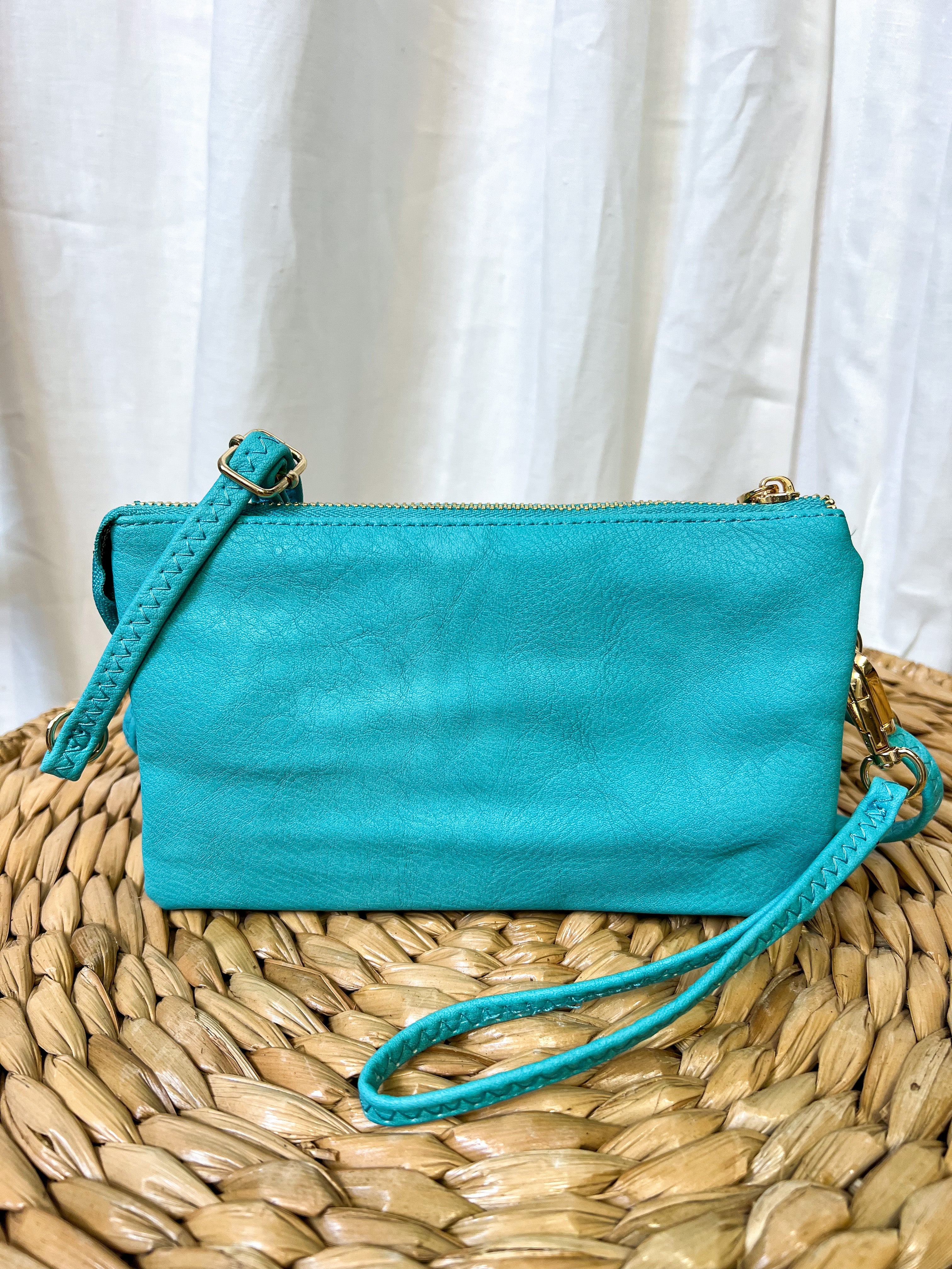 Riley 3 Compartment Crossbody/Wristlet-Crossbody Purses-Jen and Co-The Silo Boutique, Women's Fashion Boutique Located in Warren and Grand Forks North Dakota