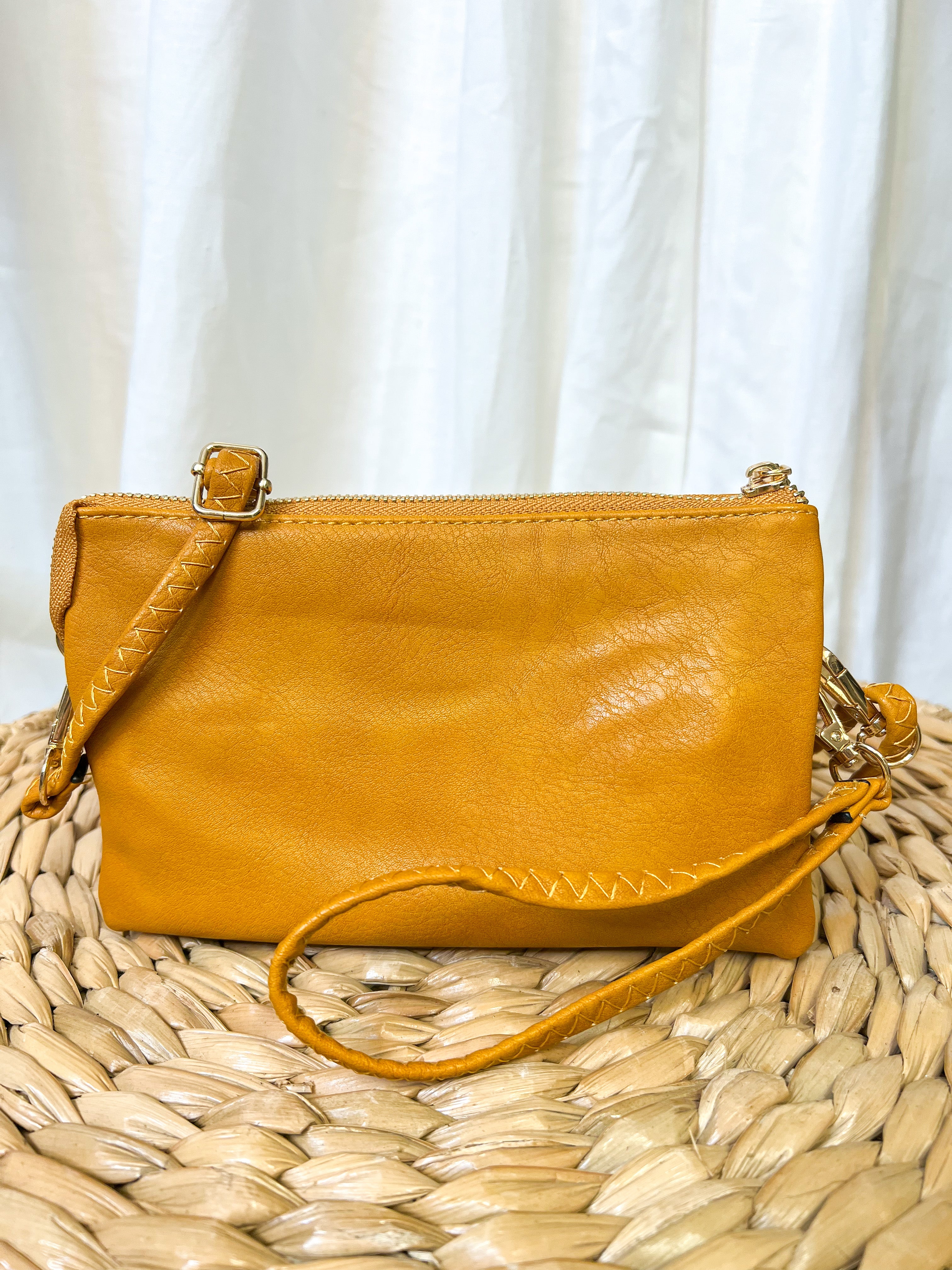 Riley 3 Compartment Crossbody/Wristlet-Crossbody Purses-Jen and Co-The Silo Boutique, Women's Fashion Boutique Located in Warren and Grand Forks North Dakota