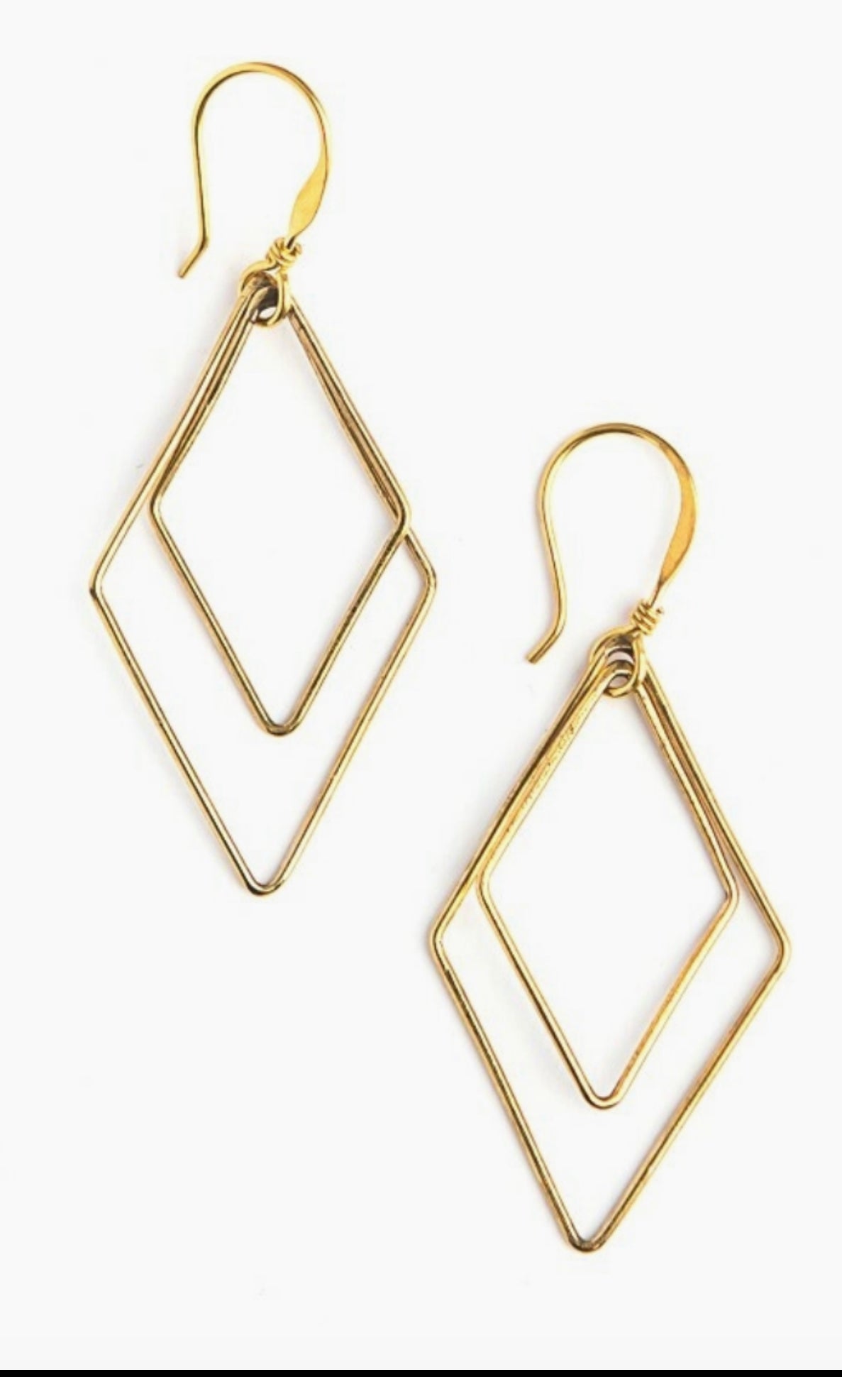 Rhombus Dangle Earrings-Earrings-fa-The Silo Boutique, Women's Fashion Boutique Located in Warren and Grand Forks North Dakota