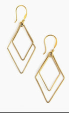 Rhombus Dangle Earrings-Earrings-fa-The Silo Boutique, Women's Fashion Boutique Located in Warren and Grand Forks North Dakota